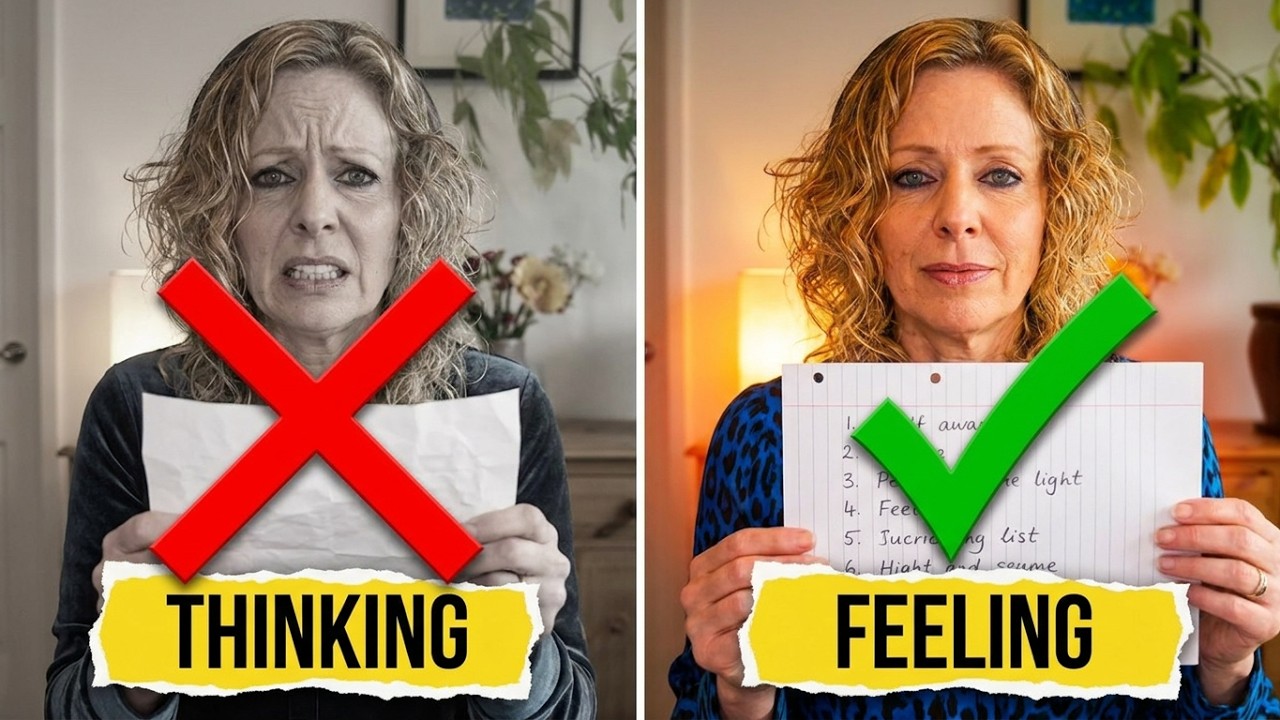 How to feel your emotions (as you can't think your way through)