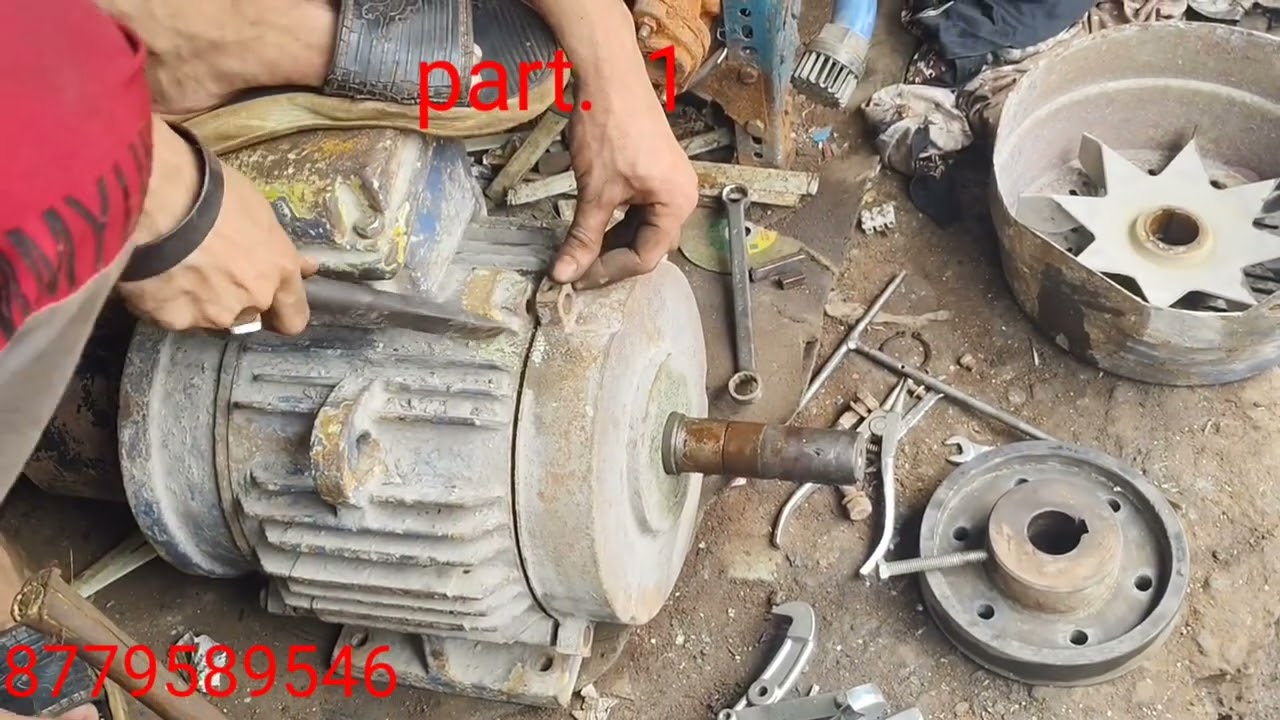 cement Balu uthane wali lift ki motor part 1