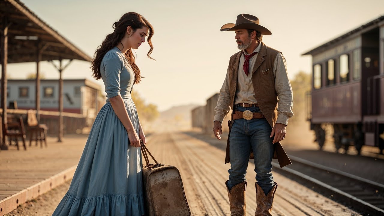 The Groom Laughed When She Stepped Off the Train, A Cowboy Watched Her Cry and Offered Forever