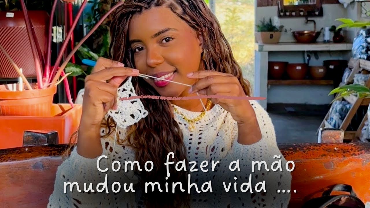 Como criar  salvou meu 2025 - Minha história empreendendo com crochê 
