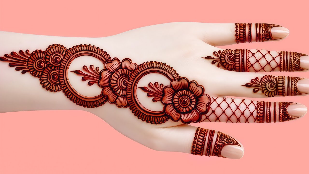 Arabic Style Mehndi Design | Simple & Elegant