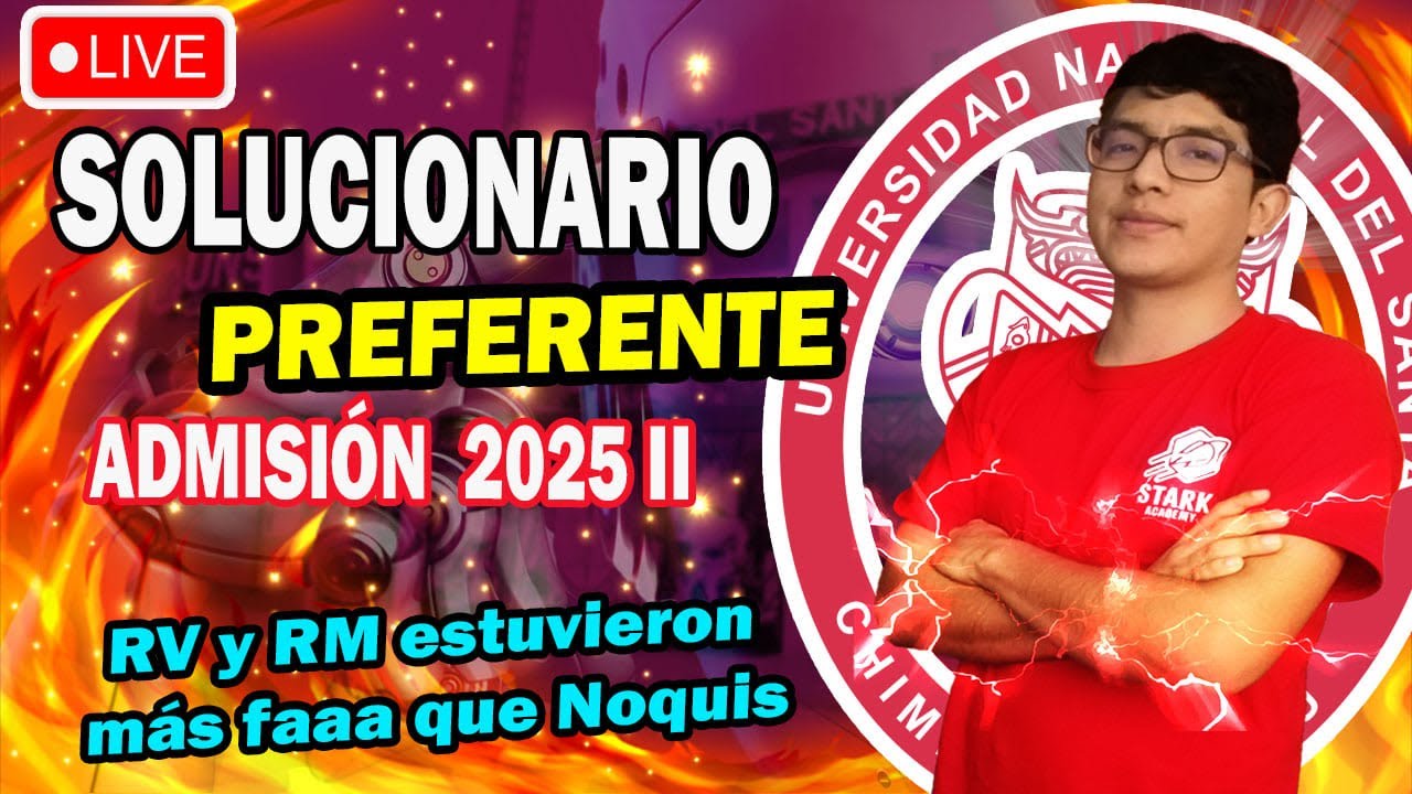 🚨 UN PREFERENTE INSANO 🔥 SOLUCIONARIO 2025 II - RAZONAMIENTO MATEMÁTICO  y quizá RV 😱