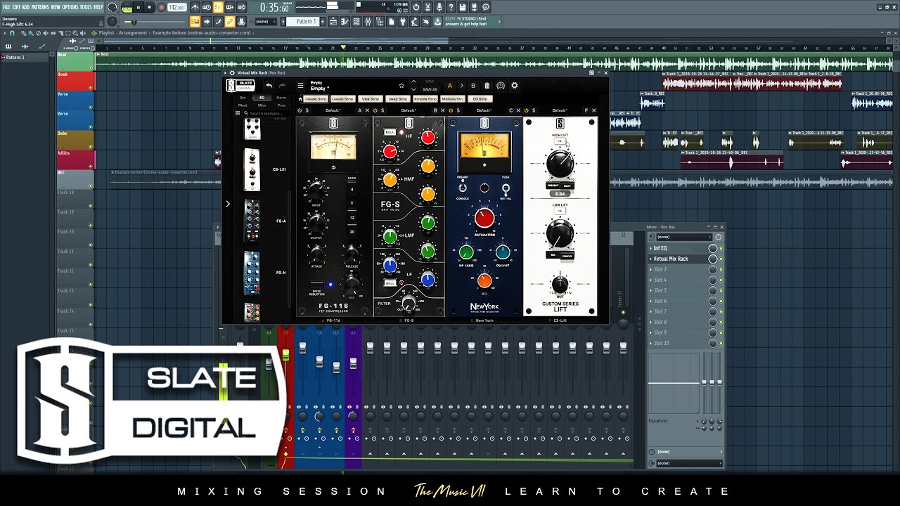 Crystal Clear Rap Vocals | Using Slate Digital Plugins (FL Studio 20)