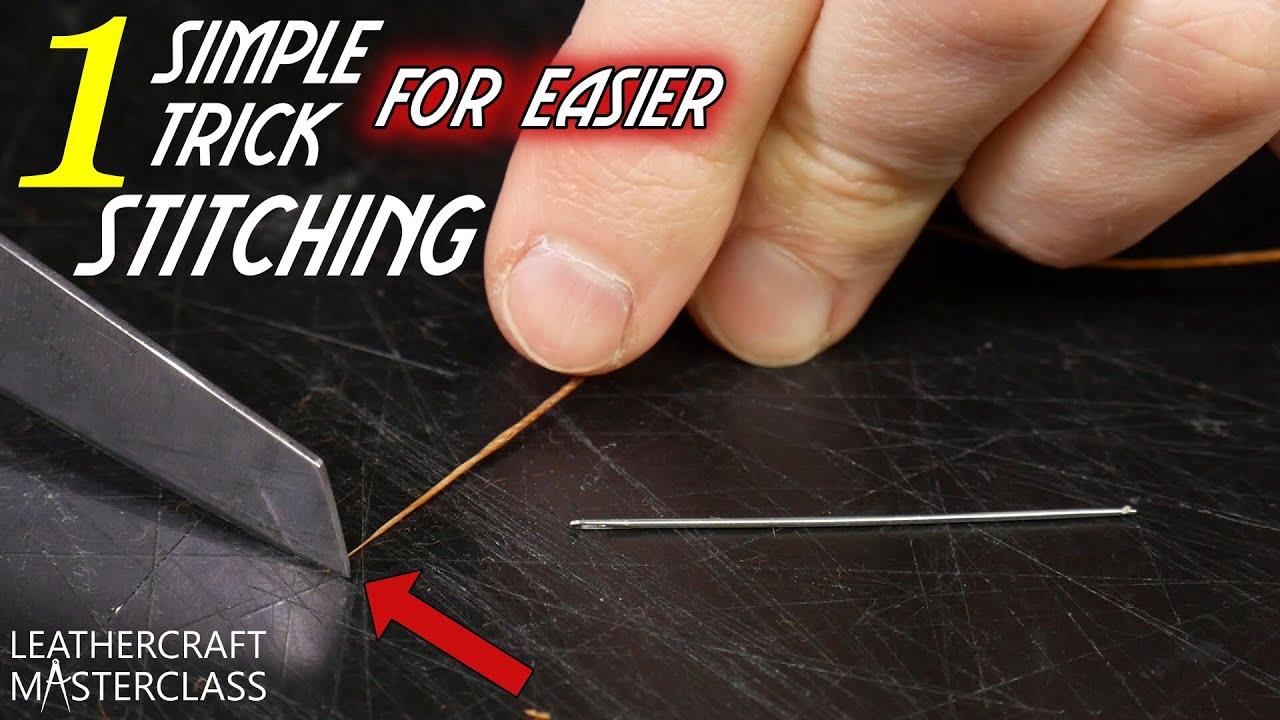 The EASIEST & QUICKEST way to thread a needle