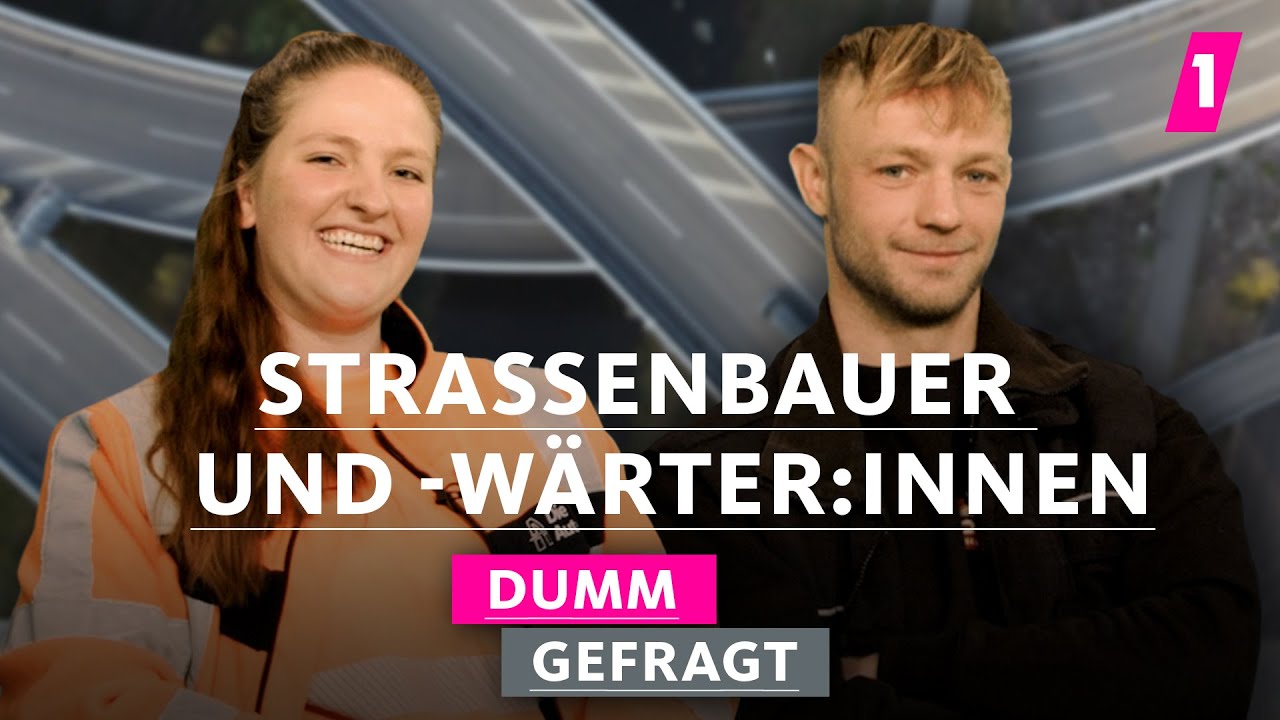 Straßenbauer stehen den ganzen Tag nur in der Sonne rum | 1LIVE Dumm Gefragt