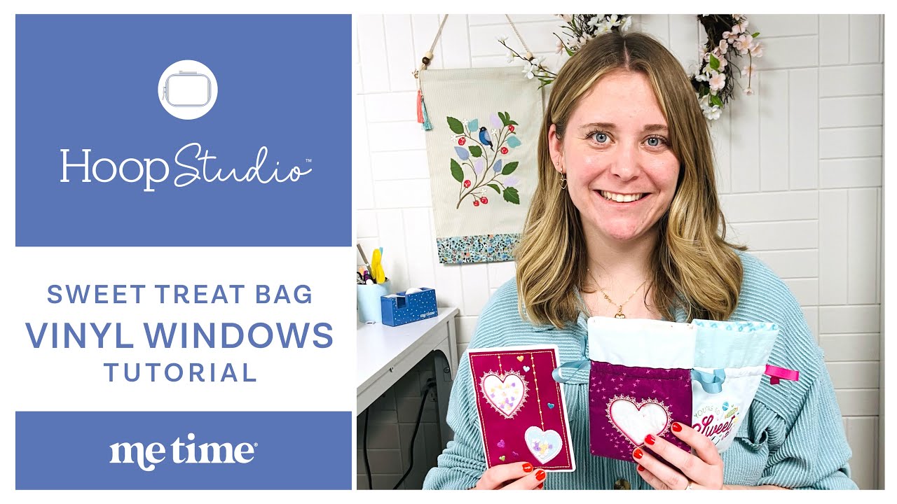 Hoop Studio: Sweet Treat Bags Tutorial for Machine Embroidery