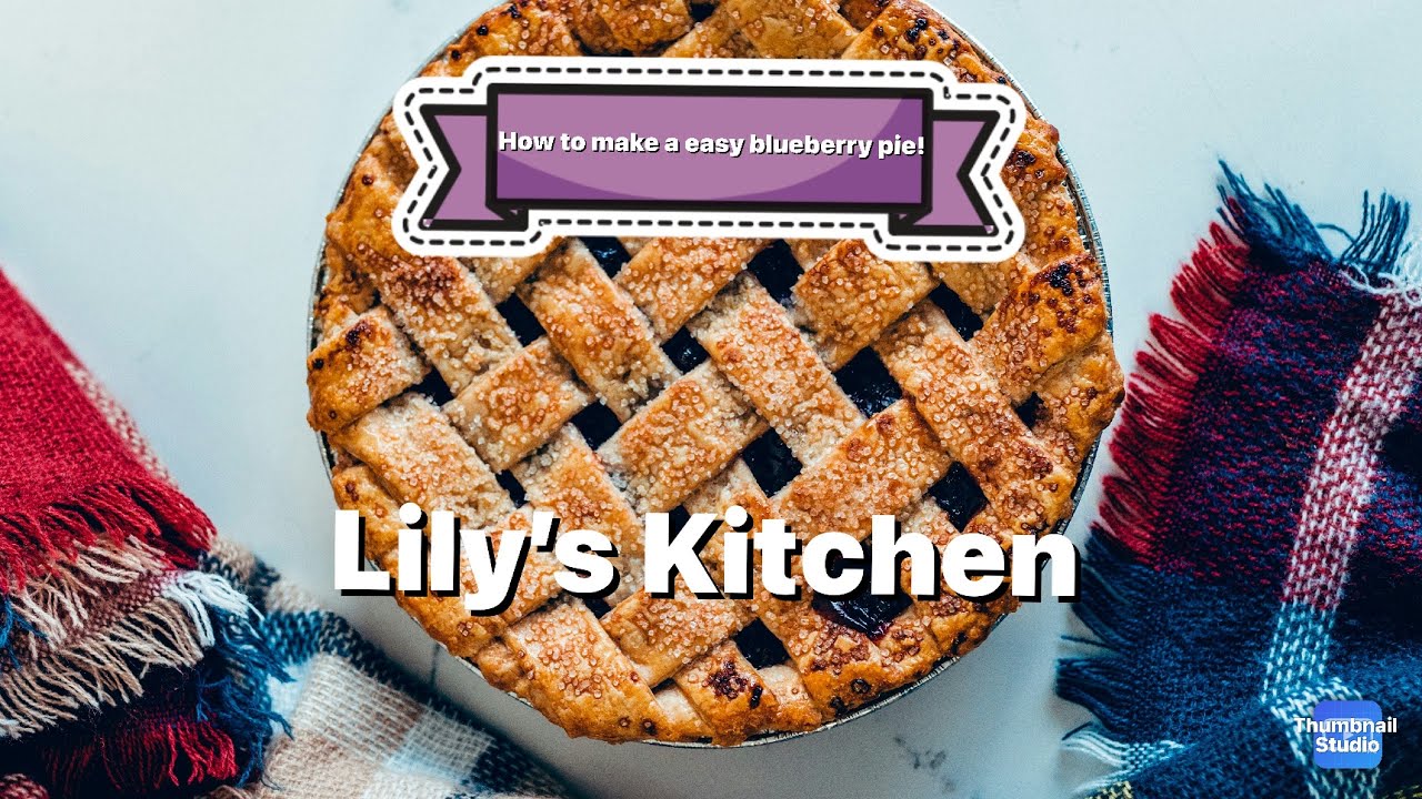 How to make an easy bake blueberry pie!