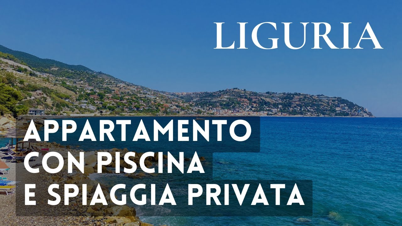 Appartamento con piscina e spiaggia privata in vendita a Bordighera - Liguria - Italia