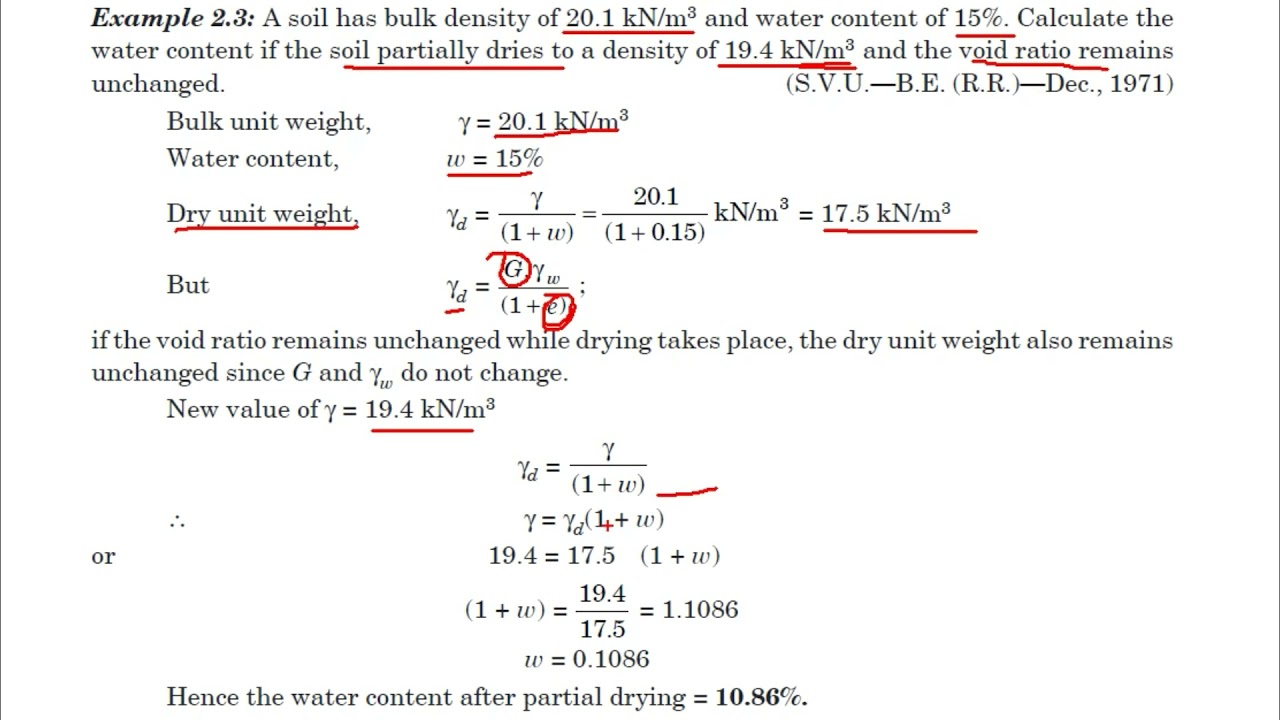 soil mechanics numerical | three phase system numerical | soil mechanics solved problem | GATE civil