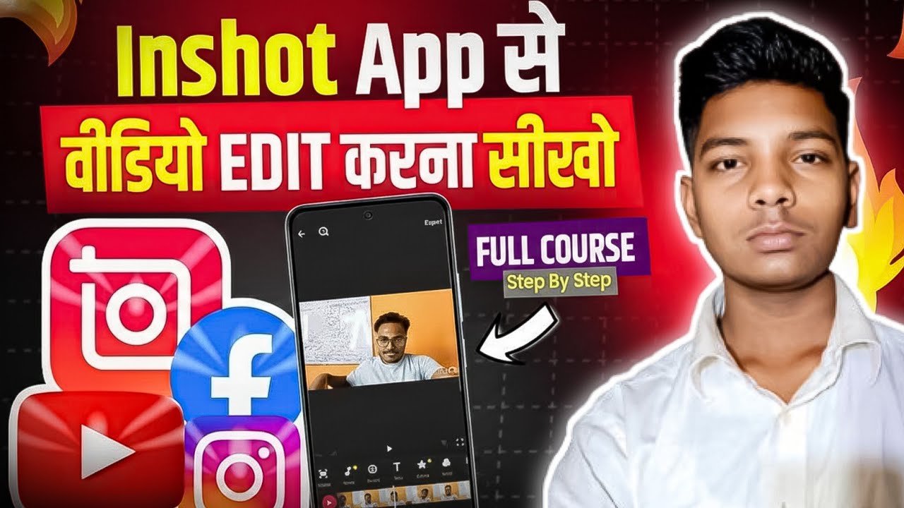 InShot App Se Video Editing Kaise Kare | Beginner To Pro 🔥  inshot me video editing kaise kare