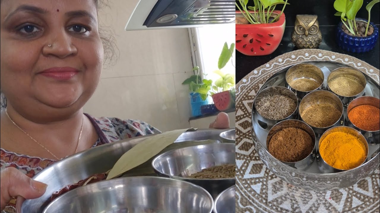 किचन  मे किए  छोटे -मोटे काम  ,आज  बनाए  सारे मसाले।🙂