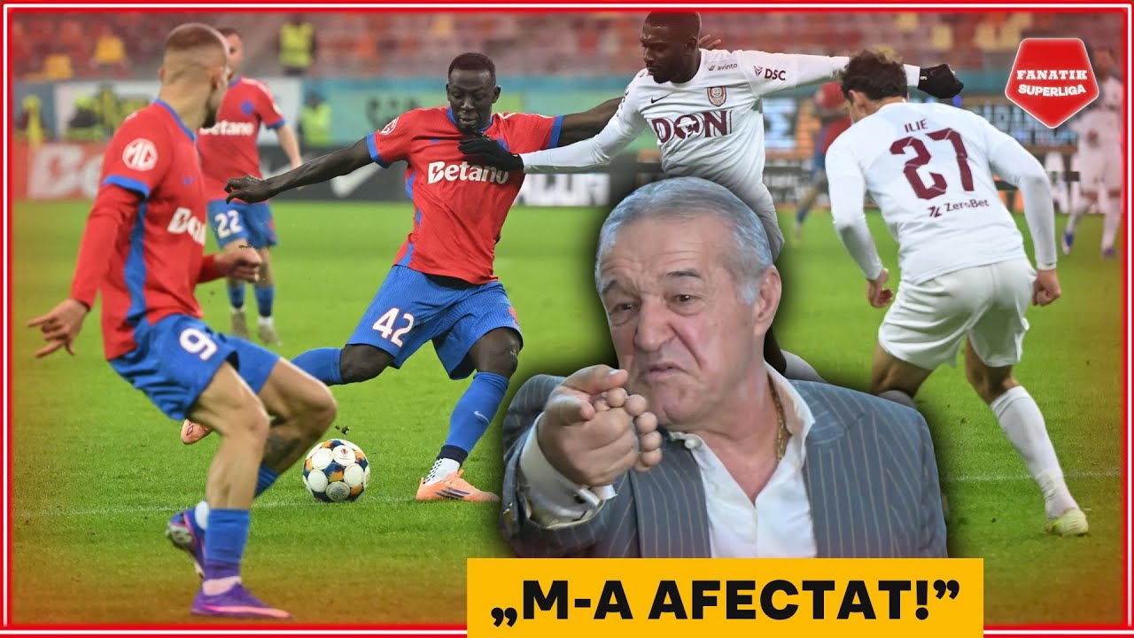 Cat de SUPARAT a fost Gigi Becali dupa FCSB - CFR Cluj 1-4: 