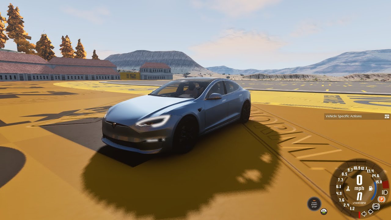 BeamNG Drive - 2022 Tesla Model S Plaid (PXN V9 Gen 2 Gameplay)