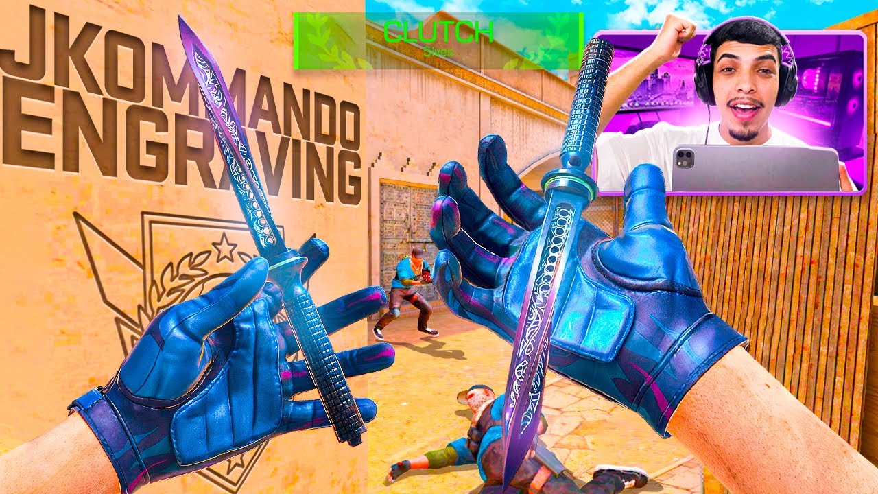 RANKED com a NOVA JKOMMANDO “Engraving” e NÃO TEVE JEITO, GARANTI!!! - STANDOFF 2