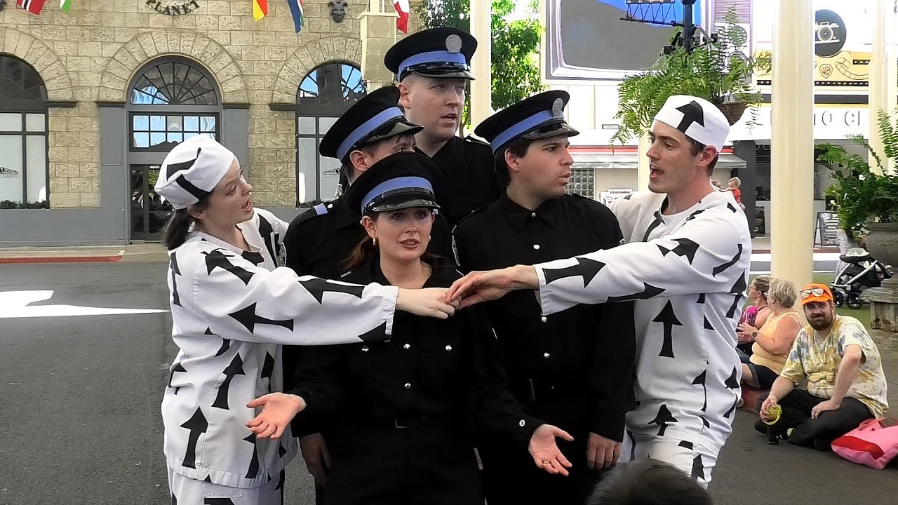 Police Academy on Main Street Movie World Gold Coast