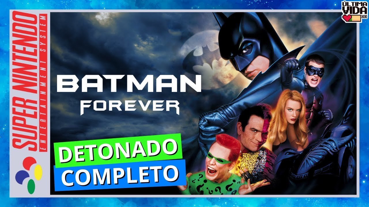 BATMAN FOREVER NO HARD | DETONADO COMPLETO (SUPER NINTENDO)!