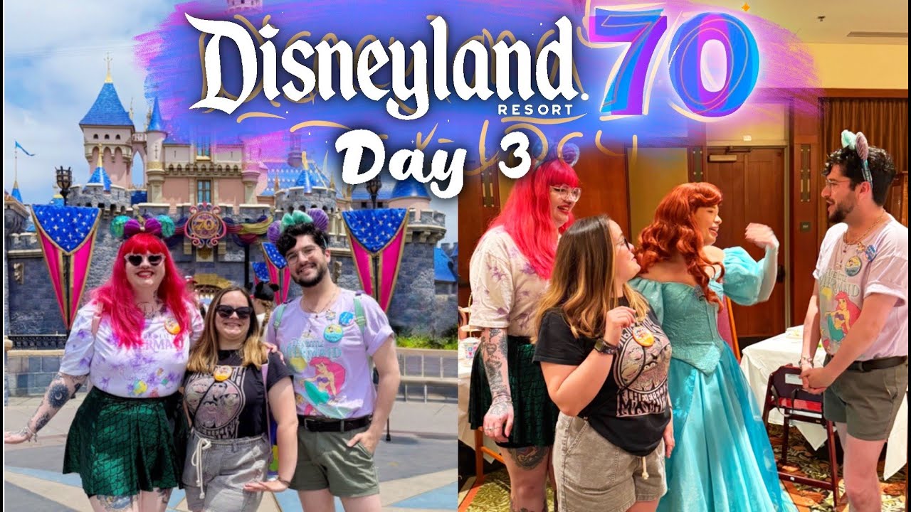 DISNEYLAND DAY 3 ºoº | Disney Princess Adventure Breakfast 👑 | Fantasmic✨ | ITS MY BIRTHDAY 🎂 |