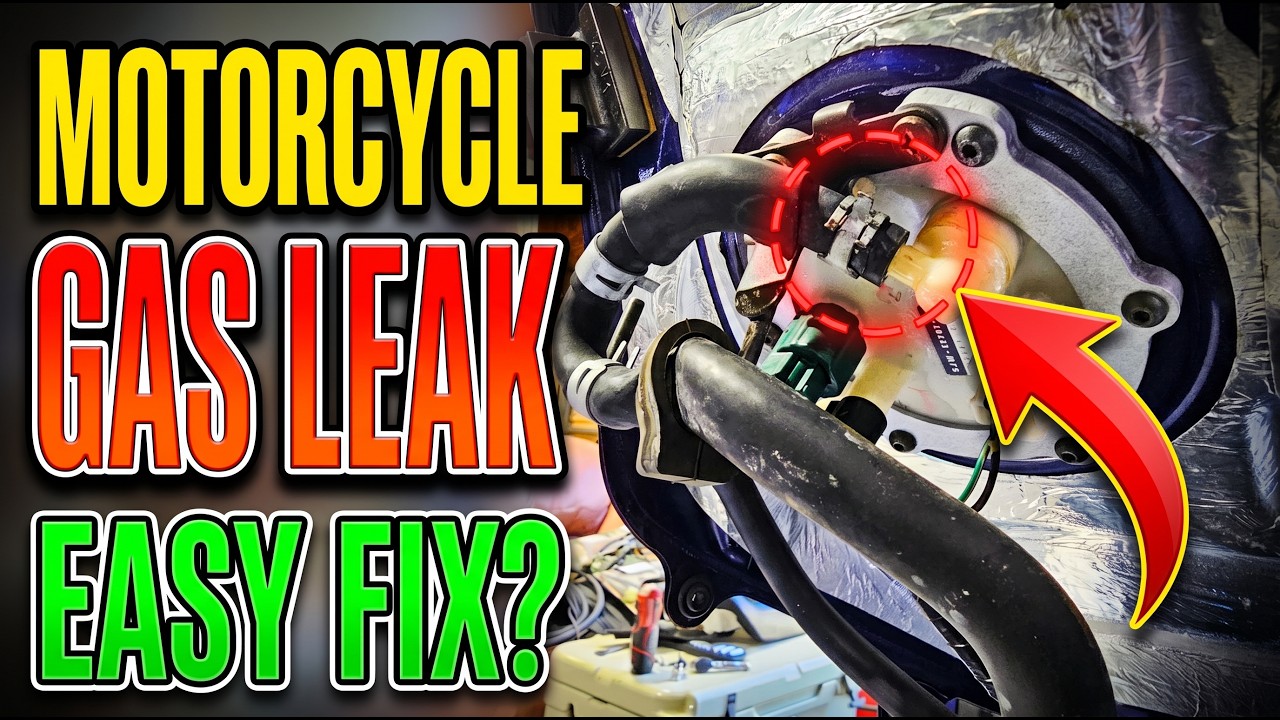 Fixing a Gas Leak Under the Tank | 2005 Yamaha FJR 1300 (Easy O-Ring Fix)