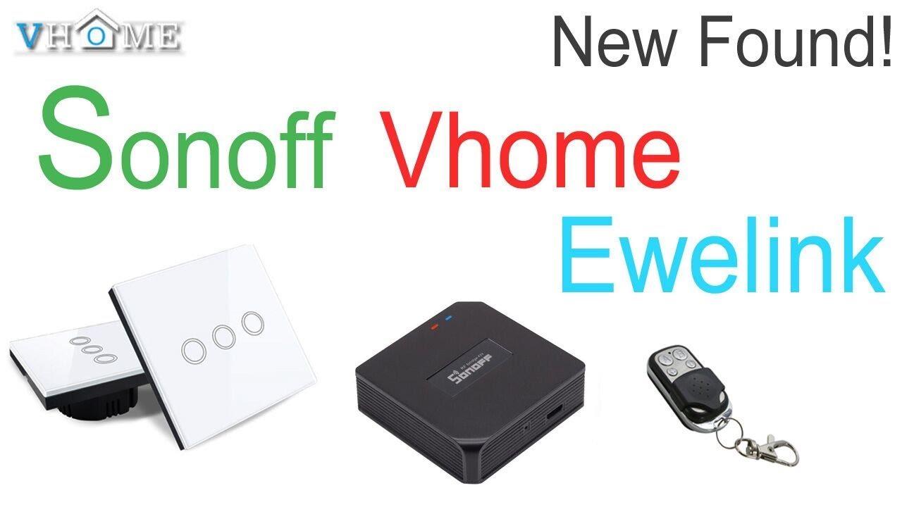 Ewelink APP Vhome Smart Switch Work With Sonoff Rf Bridge Test Record