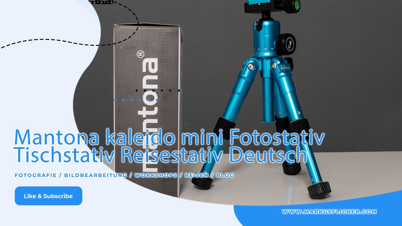 Mantona kaleido mini Fotostativ Tischstativ Reisestativ Deutsch #markusflicker