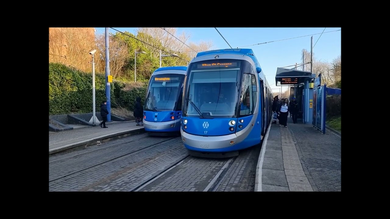 West Midlands Metro - Thursday 9th February 2023 - Black Lake to West Bromwich Trinity Way