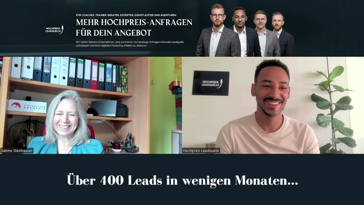 Über 400 Leads in wenigen Monaten!