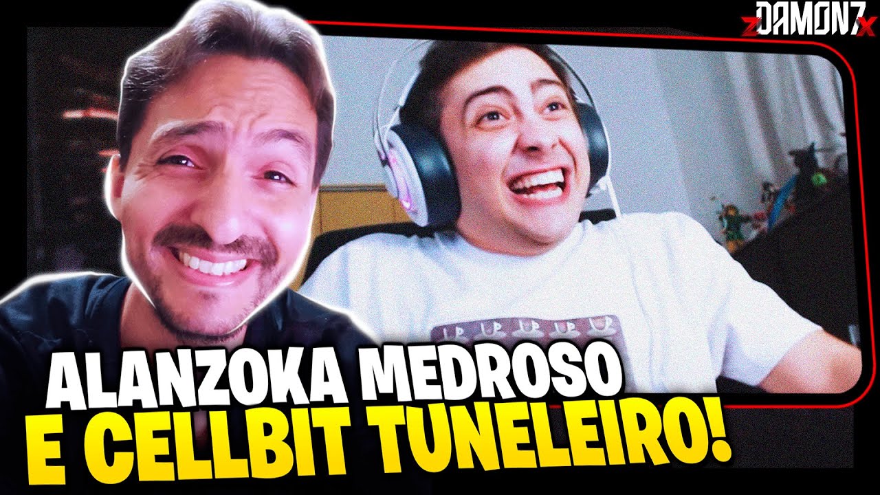 ALANZOKA Tentando SOBREVIVER Contra o CELLBIT TUNELEIRO - REACT - Dead by Daylight
