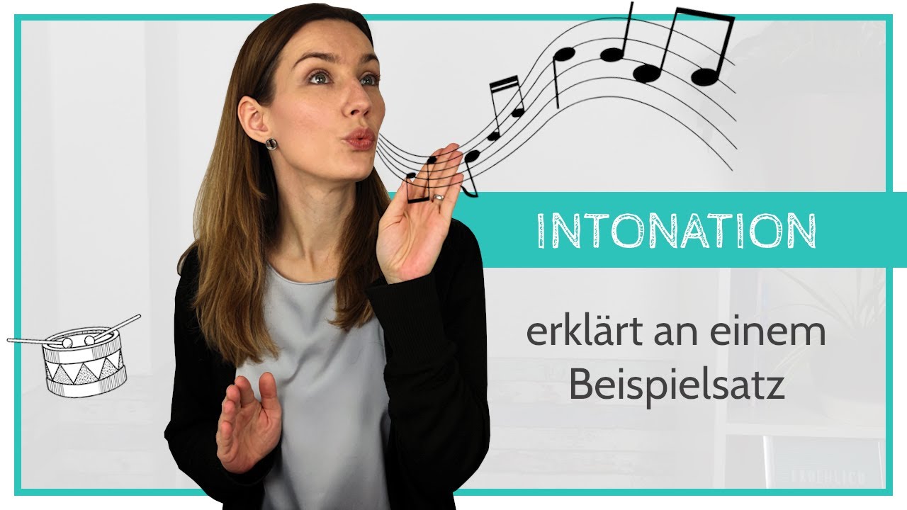Melodien und Akzente: Übe die deutsche Intonation mit einem Beispielsatz