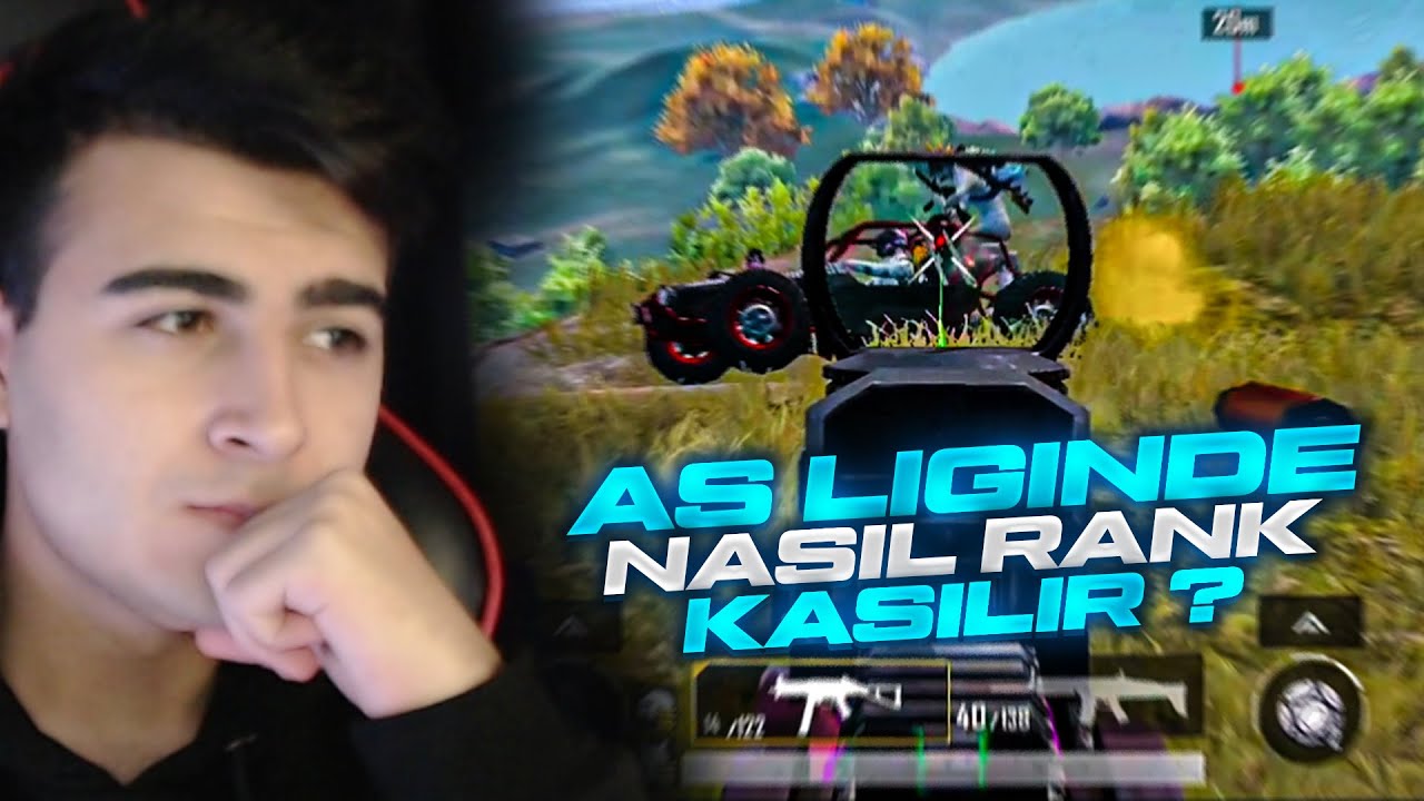 AS LİGİNDE NASIL RANK KASILIR ? SOLO TEKLİ ÜŞN! PUBG MOBİLE RANK KASMA TAKTİKLERİ