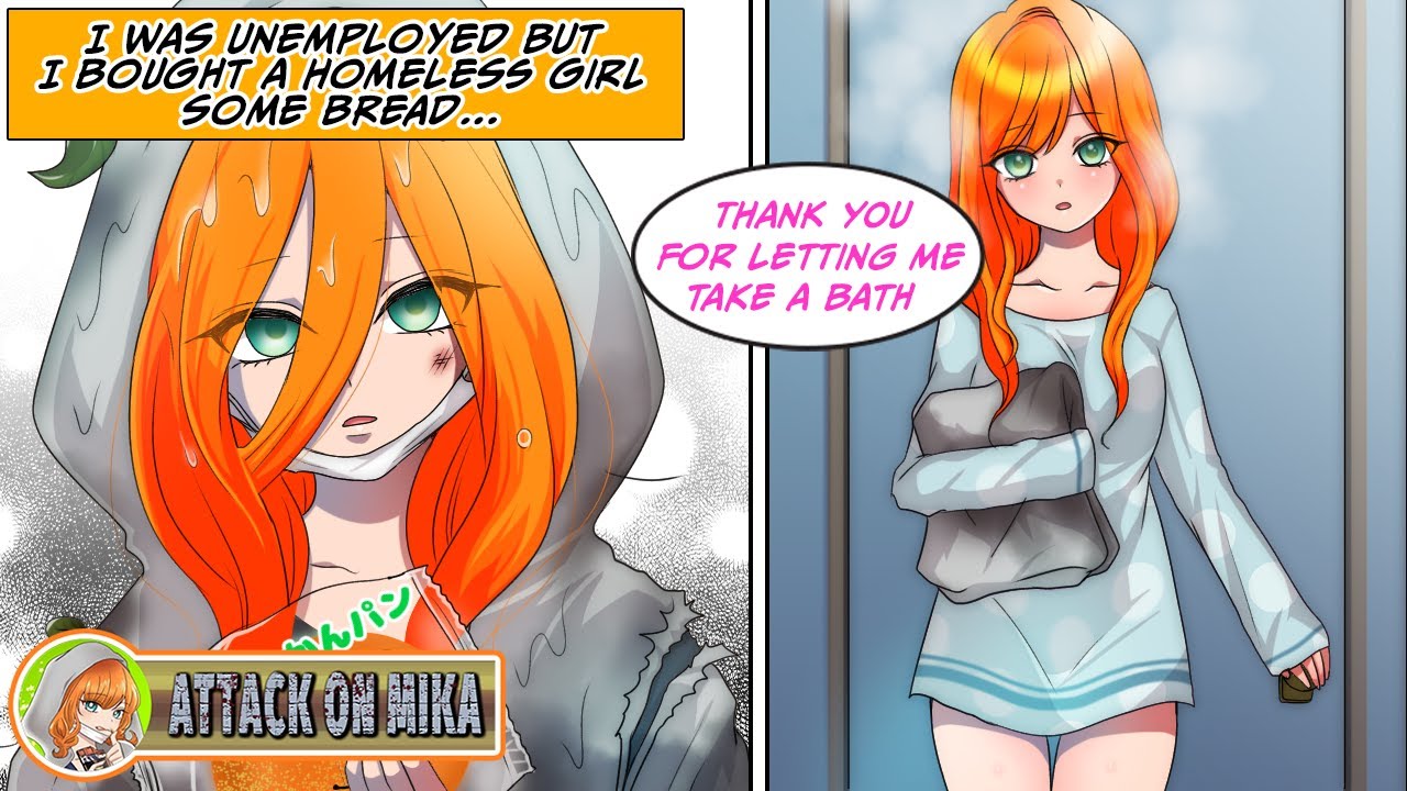 Poor unemployed guy gives bread to a troubled girl... [Manga Dub]