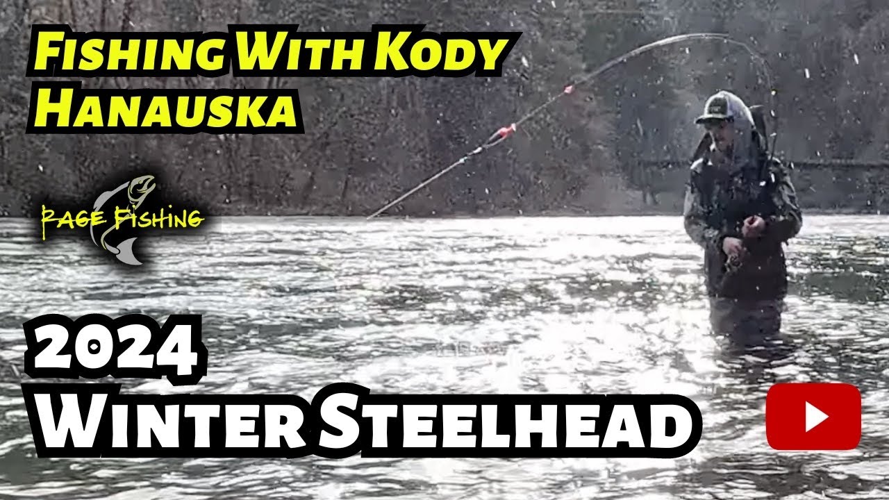 WINTER STEELHEAD 2024 - FISHING WITH KODY HANAUSKA - Oregon Coastal Winter Steelhead Fishing.