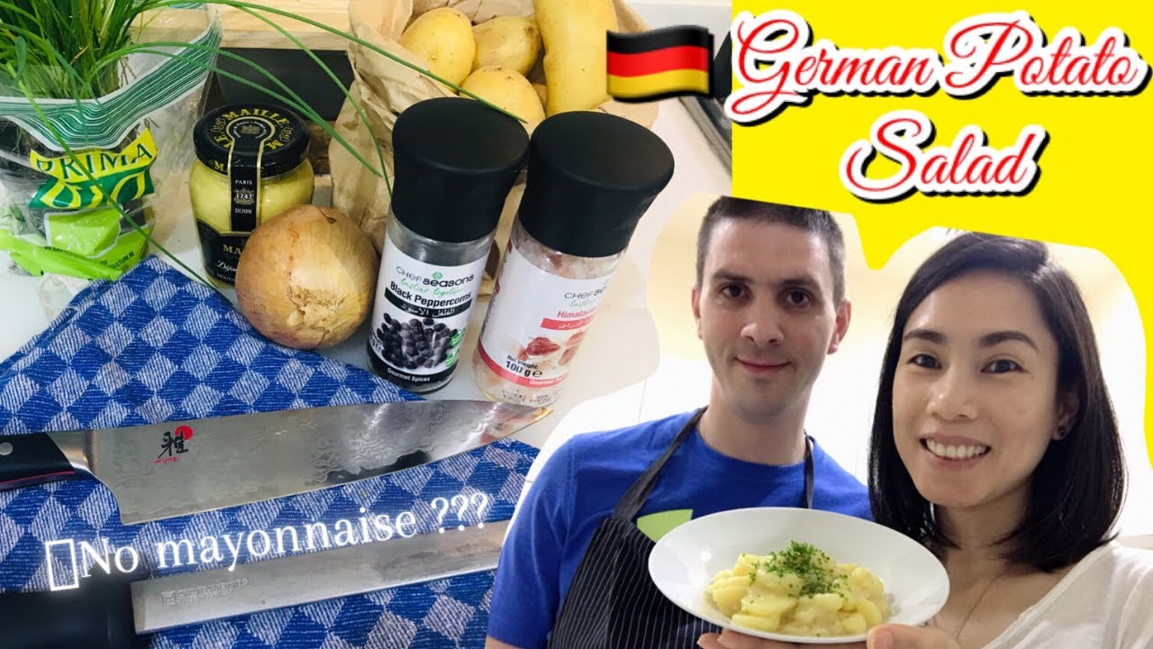 HOME COOKING Ep. 02: MY HUSBAND IS MAKING GERMAN POTATO SALAD !!!  #FilipinoGermanCouple