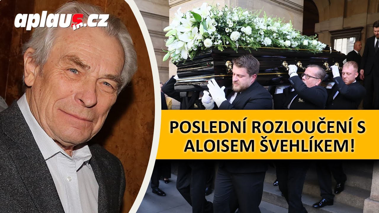 Poslední rozloučení s hercem Aloisem Švehlíkem #aloissvehlik #rozlouceni