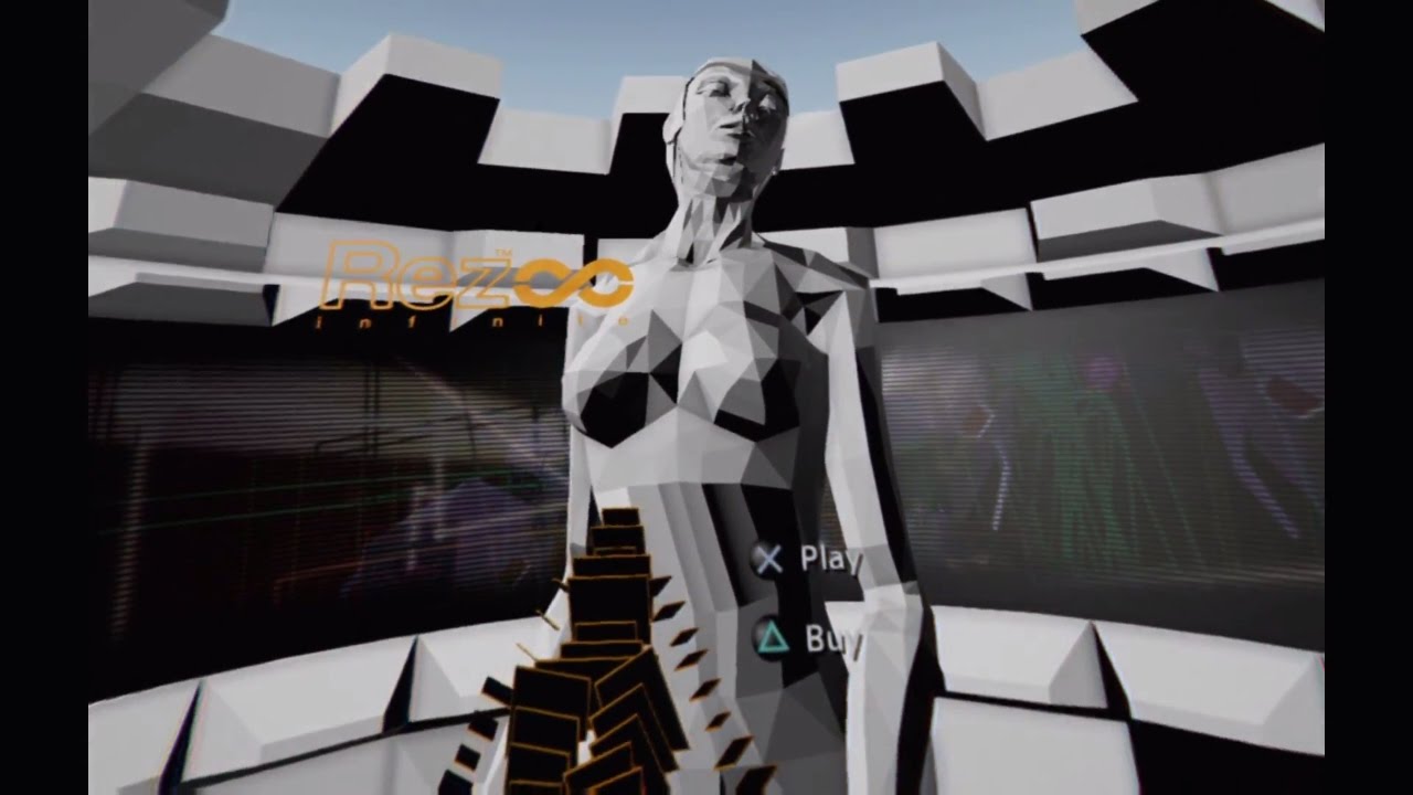 Rez Infinite VR Gameplay Demo Playstation VR