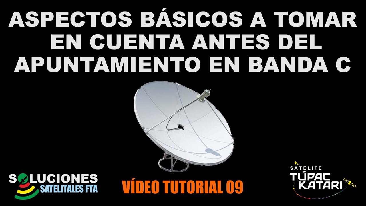 Aspectos basicos para el apuntamiento en Banda C
