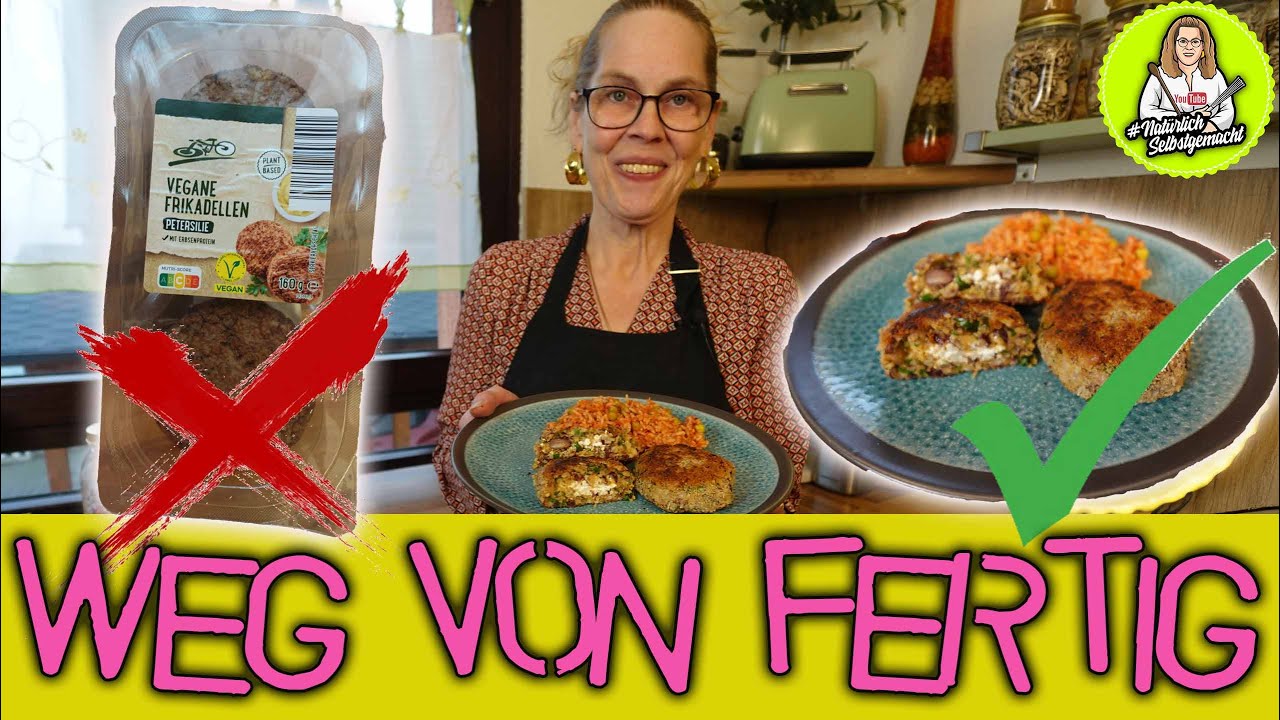 Veggi Frikadellen - super lecker - Proteinreich- auch zum einfrieren geeignet