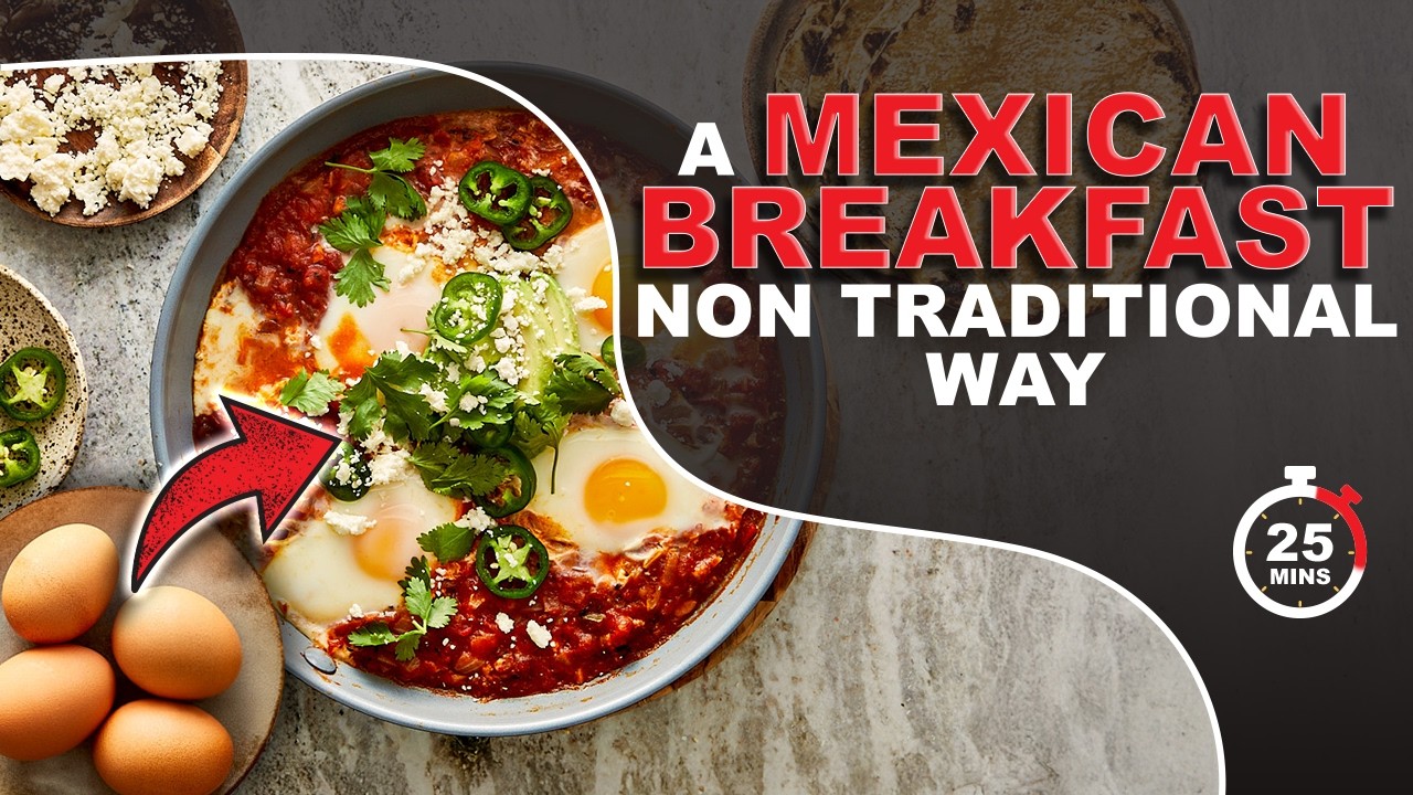 Recipe: Easy Huevos Rancheros a Mexican Breakfast non traditional way - Spicy and savory