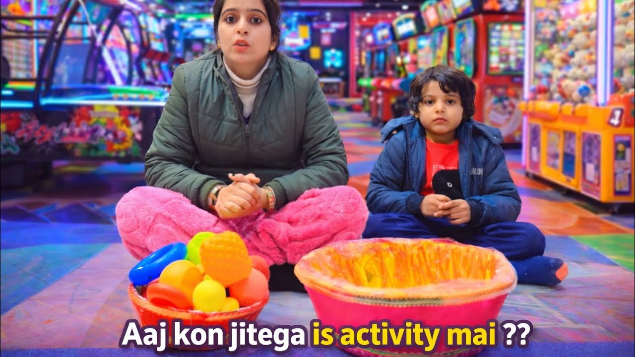 Aaj kon jitega is game mai ??? 🙄🩷 #youtube #viral #vlog #family #familychannel #vlogger 