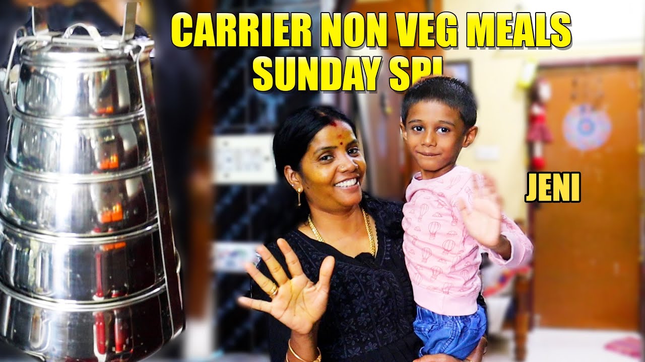 பரபரப்பான பலவகையான சண்டே  சமையல்   | Sunday Non Veg Special | Jeni