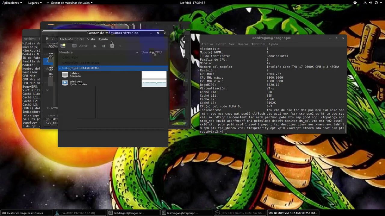 Migrar maquinas virtuales entre maquinas físicas con QEMU libvirt virt-manager