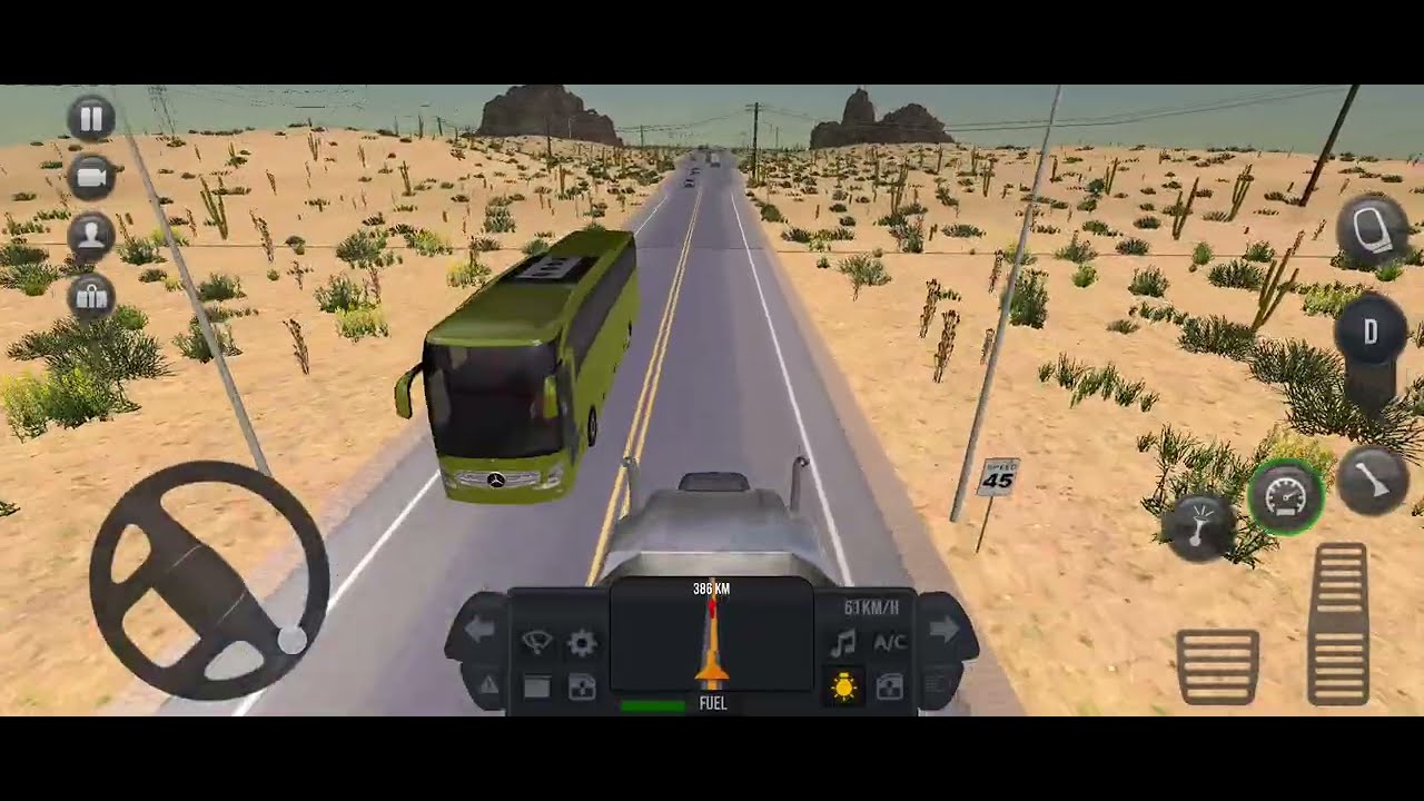 “Powerful Mercedes Truck 🚛 | Real Truck Game Play