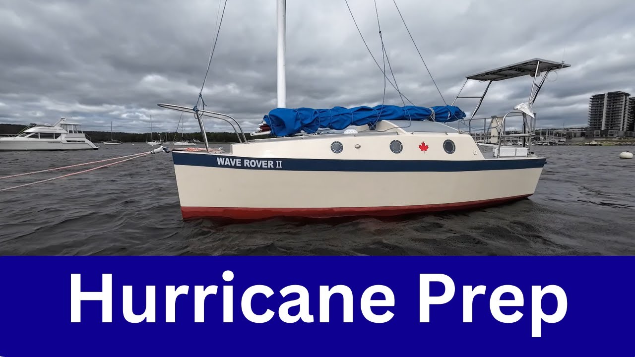S2E102 Preparing Wave Rover for a Hurricane || Tour of Halifax