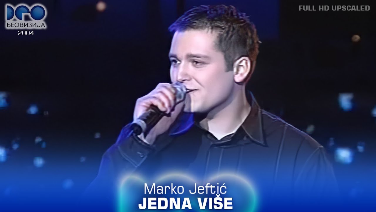 Marko Jeftić - Jedna više (Beovizija 2004) FULL HD Upscaled