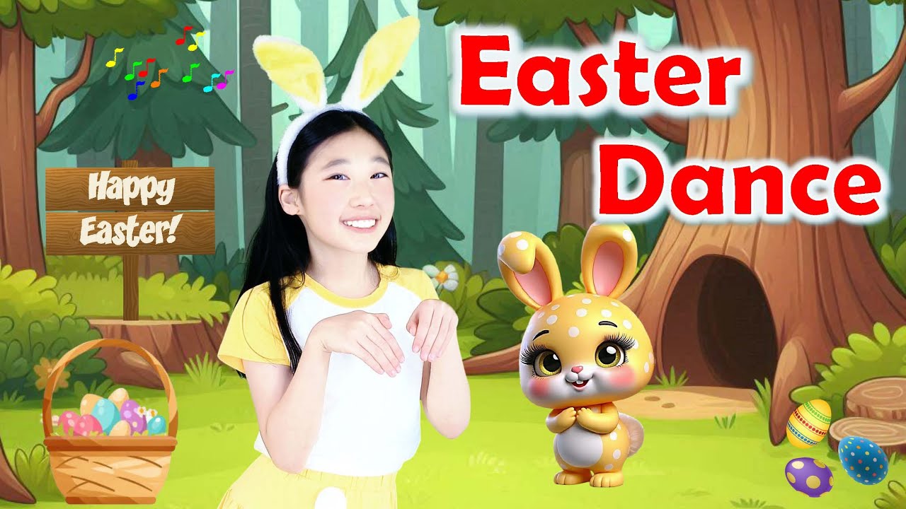 Easter Dance with lyrics and actions | Easter Song | Sing with Bella | Music/Lyrics by Lori&RJ Music