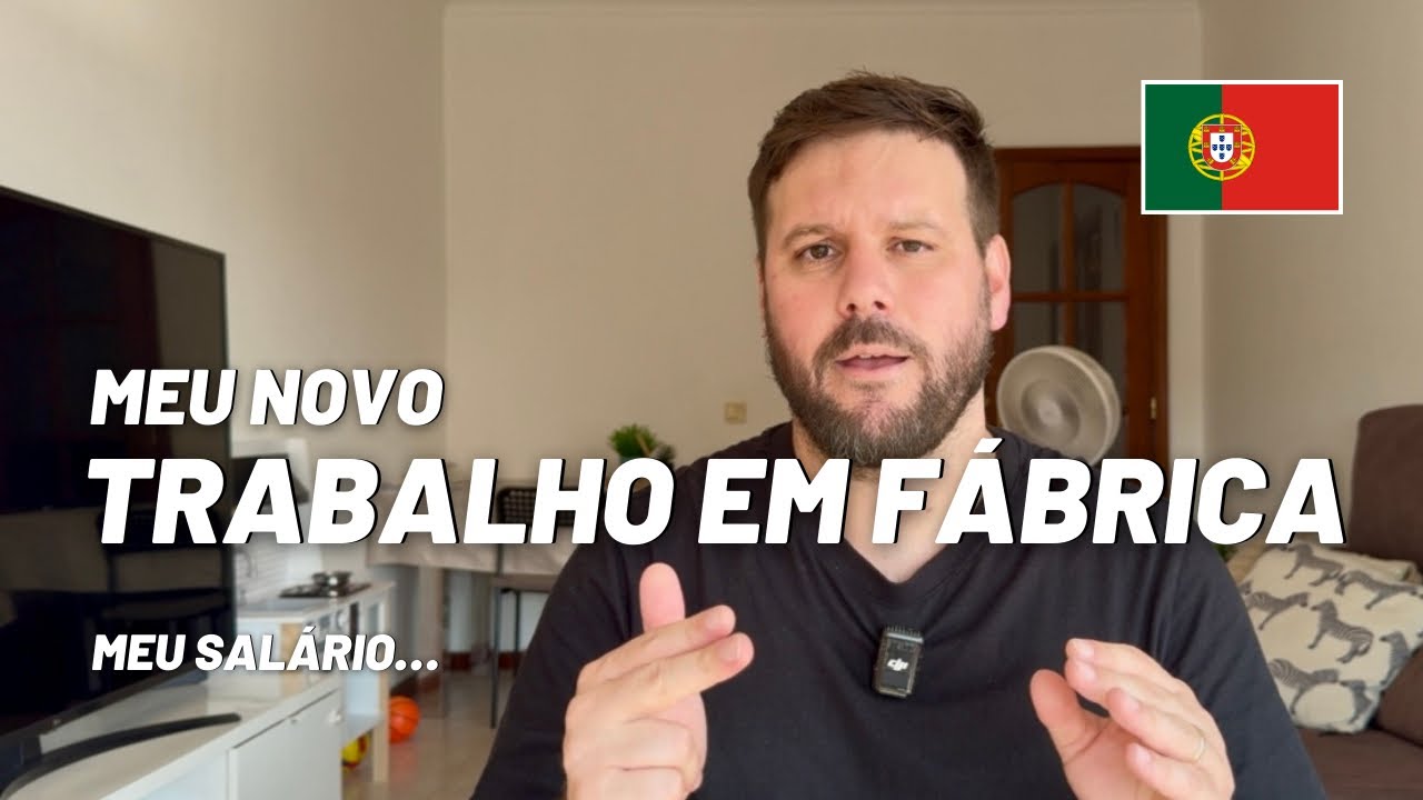 Meu NOVO trabalho em FÁBRICA em Portugal 2025 | Minha experiência | meu salário 