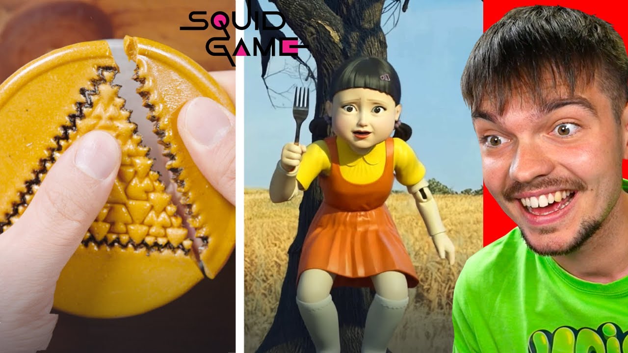 Reaguje na ŚMIESZNE FILMY ze SQUID GAME!