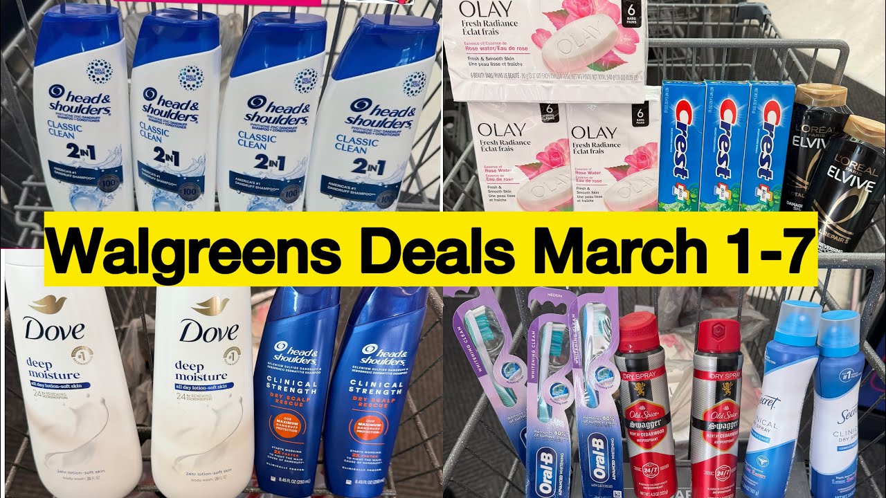 Walgreens Couponing March 1-7|| lots of deals to grab, new p&g deals 