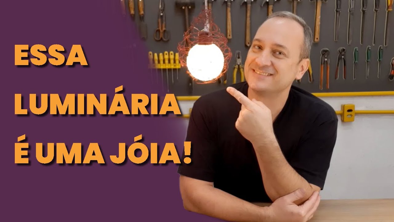 A luminária que é uma jóia