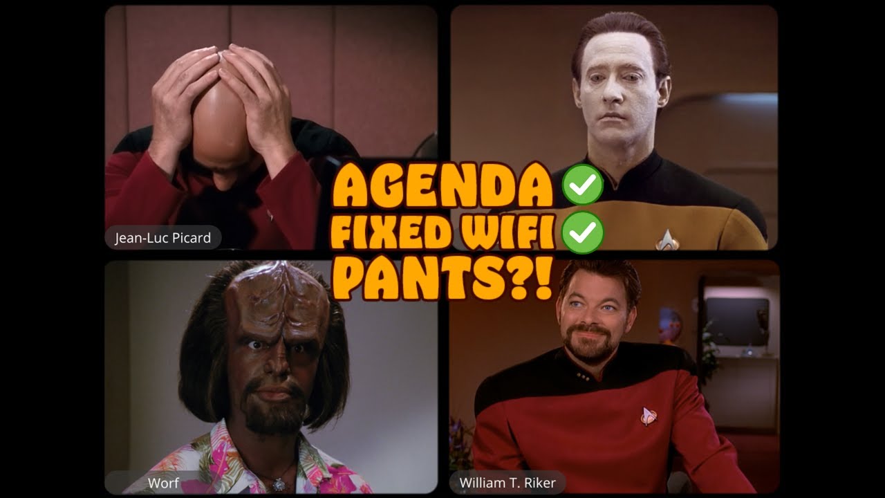Picard Hosts the Worst Meeting in Starfleet History (Zoom Call #2)