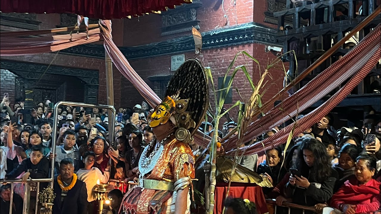 The Historic Dance of Nepal  The history of Nepali culture Newa culture #harisiddhi